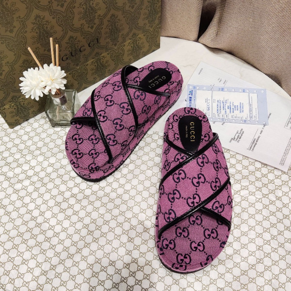 G*u*i gg multicolor platform sandal