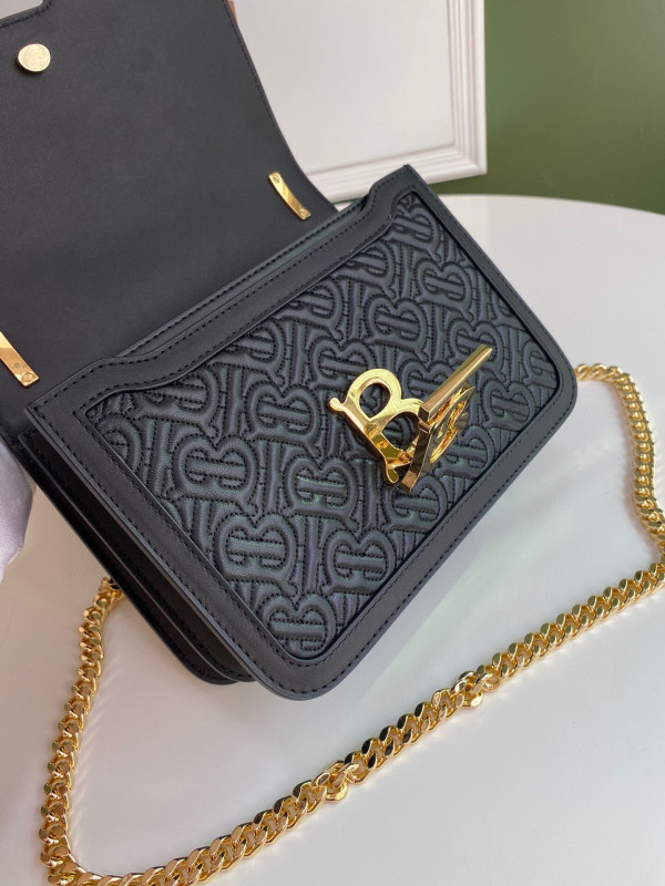 B**rry small quilted monogram lambskin tb bag