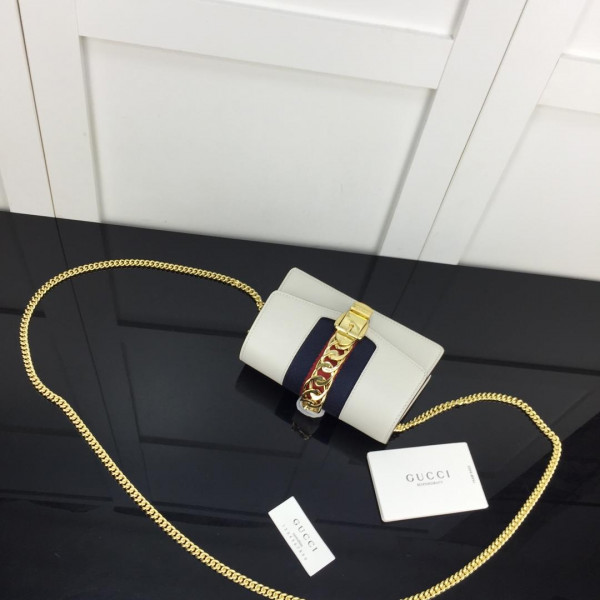 g*u*i sylvie leather S*per mini bag