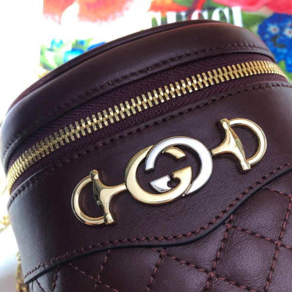 G*u*i quilted leather belt bag