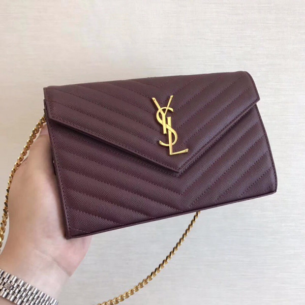 Y*L cassandre matelassÉ chain wallet
