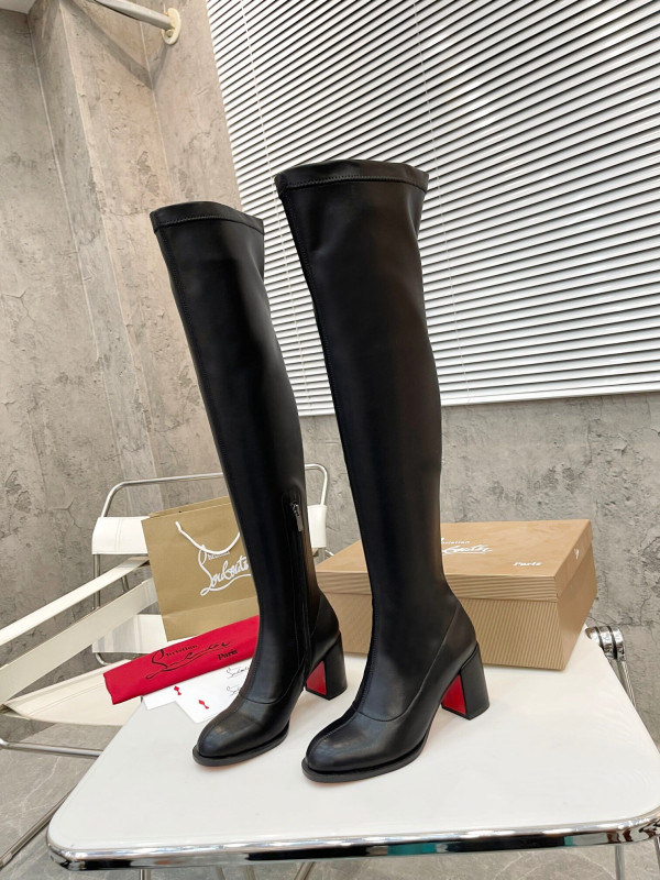 Ch**an louboutin high boots