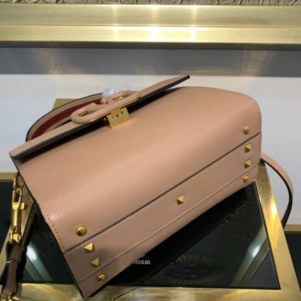 VALENTINO SMALL VSLING GRAINY CALFSKIN HANDBAG