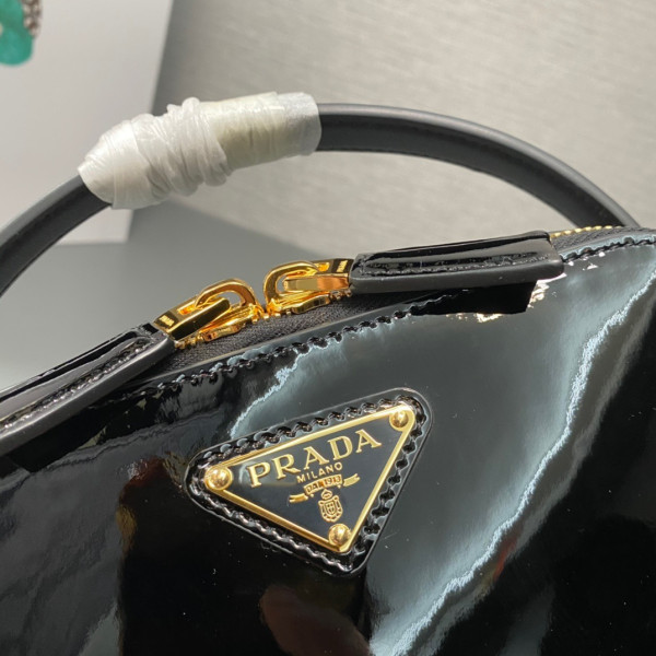 Pra*a odette crystal-studded satin bag-17.5x10.5x4.5cm