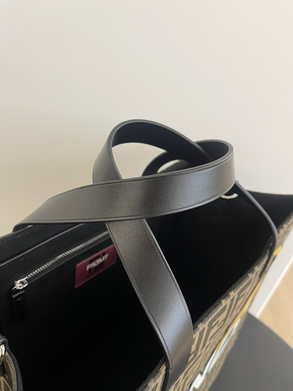 F**di ff jacquard shopper-41*35*19cm