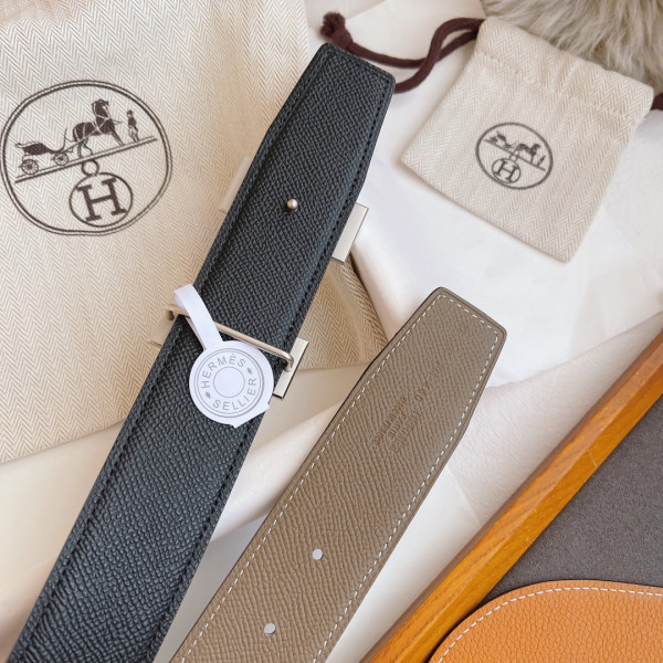 H**mes belt-silver/gold