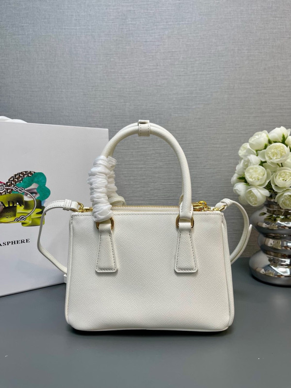 Pra*a galleria saffiano leather mini-bag